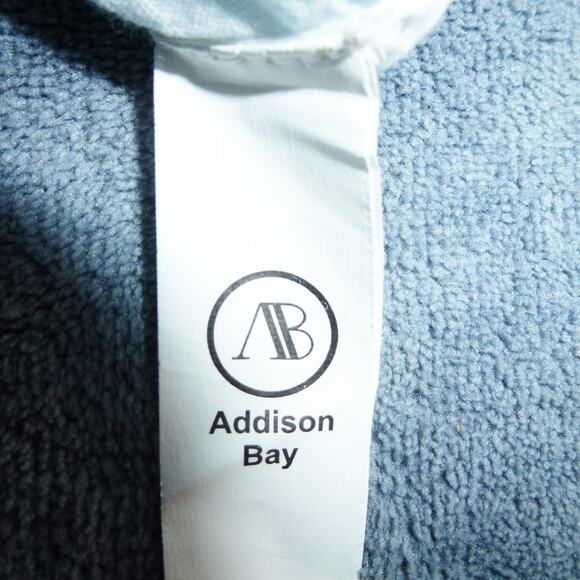 Addison Bay Blue Green Wave Print Cotton Caftan Dress XS Resort Beach Cover Up - Picture 6 of 11